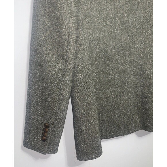 Lafayette 148 Women's Brown Wool Silk Blend Tweed Blazer Jacket Size 6 - Picture 6 of 10